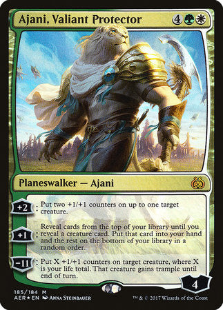 Ajani, Valiant Protector [Aether Revolt] | Cracking-Singles