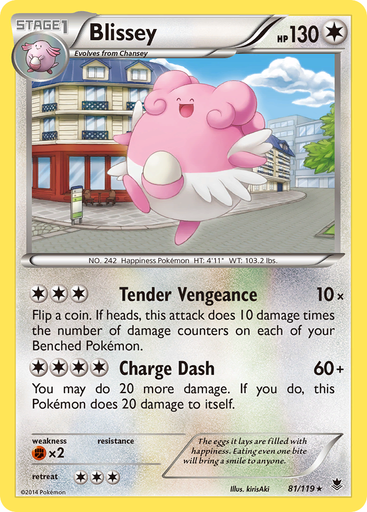 Blissey (81/119) [XY: Phantom Forces] | Cracking-Singles