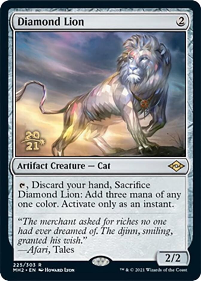 Diamond Lion [Modern Horizons 2 Prerelease Promos] | Cracking-Singles