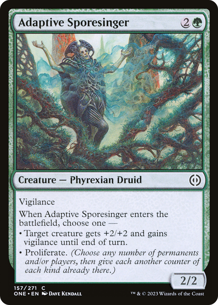 Adaptive Sporesinger [Phyrexia: All Will Be One] | Cracking-Singles