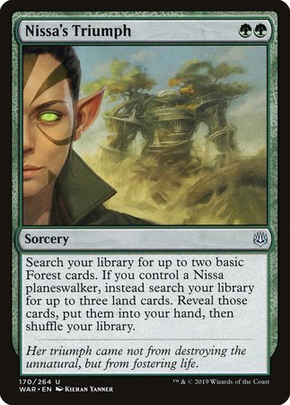 Nissa's Triumph [War of the Spark] | Cracking-Singles