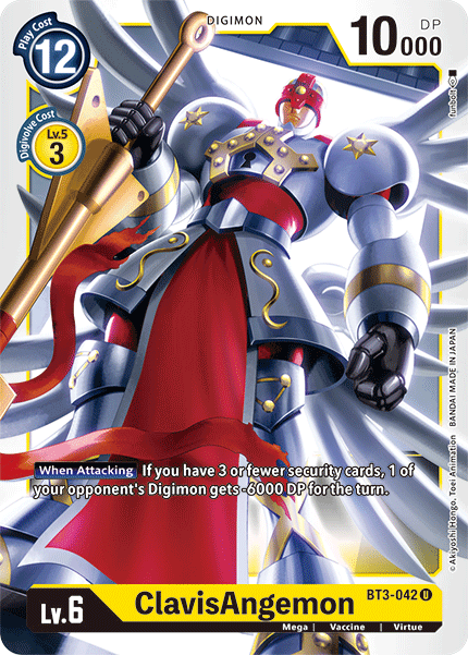 ClavisAngemon [BT3-042] [Release Special Booster Ver.1.5] | Cracking-Singles