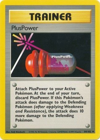 PlusPower (84/102) [Base Set Unlimited] | Cracking-Singles