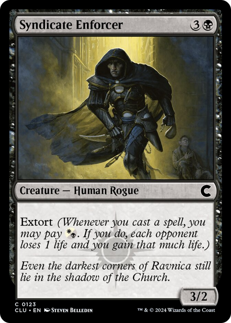 Syndicate Enforcer [Ravnica: Clue Edition] | Cracking-Singles