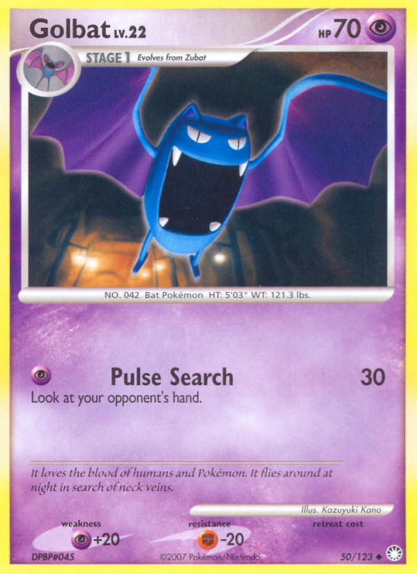 Golbat (50/123) [Diamond & Pearl: Mysterious Treasures] | Cracking-Singles