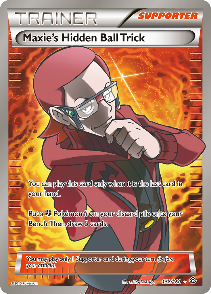 Maxie's Hidden Ball Trick (158/160) [XY: Primal Clash] | Cracking-Singles