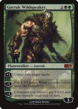 Garruk Wildspeaker [Magic 2010] | Cracking-Singles