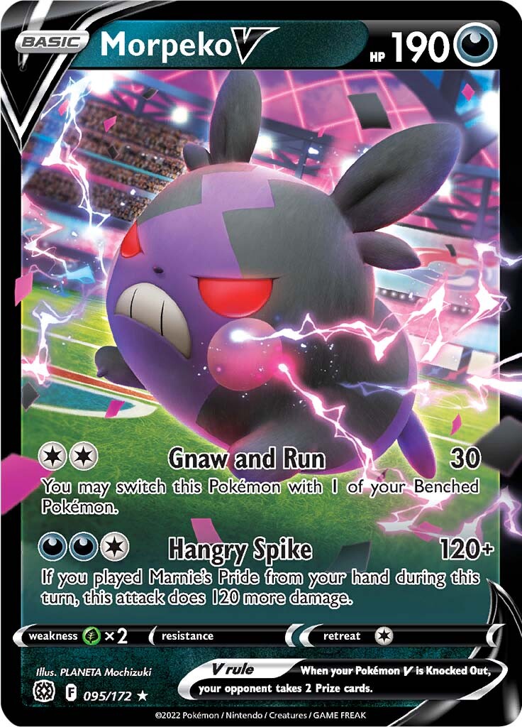 Morpeko V (095/172) [Sword & Shield: Brilliant Stars] | Cracking-Singles