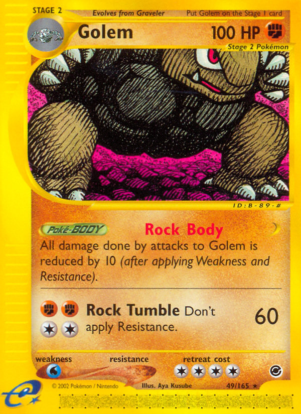 Golem (49/165) [Expedition: Base Set] | Cracking-Singles