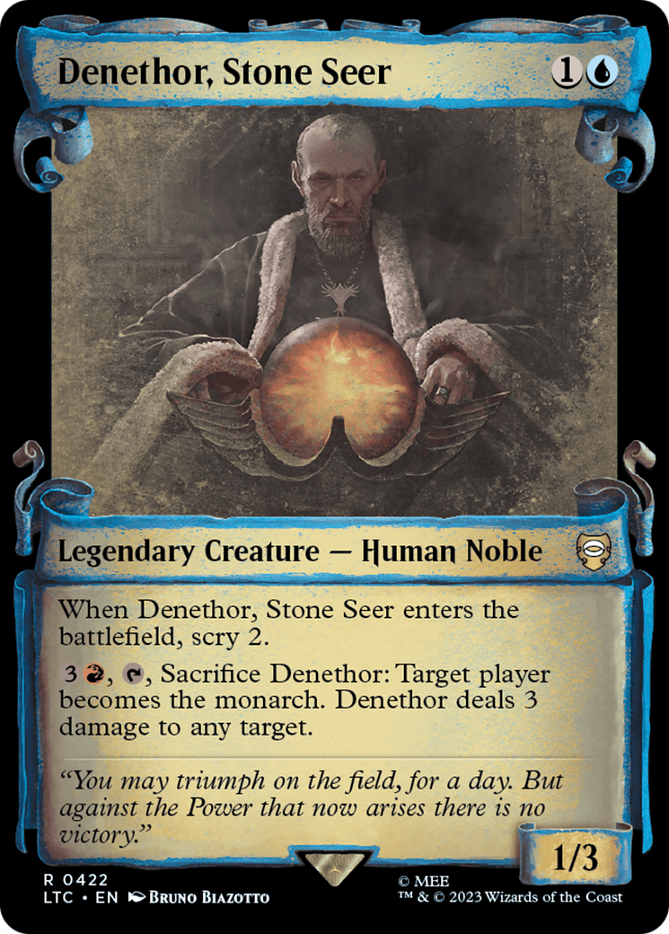 Denethor, Stone Seer [The Lord of the Rings: Tales of Middle-Earth Commander Showcase Scrolls] | Cracking-Singles