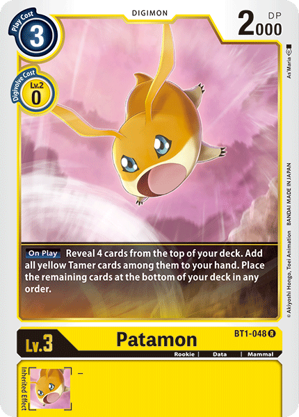 Patamon [BT1-048] [Release Special Booster Ver.1.0] | Cracking-Singles