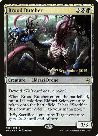 Brood Butcher [Battle for Zendikar Prerelease Promos] | Cracking-Singles