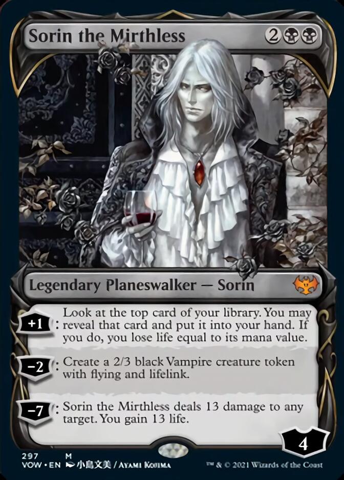 Sorin the Mirthless (Showcase Fang Frame) [Innistrad: Crimson Vow] | Cracking-Singles