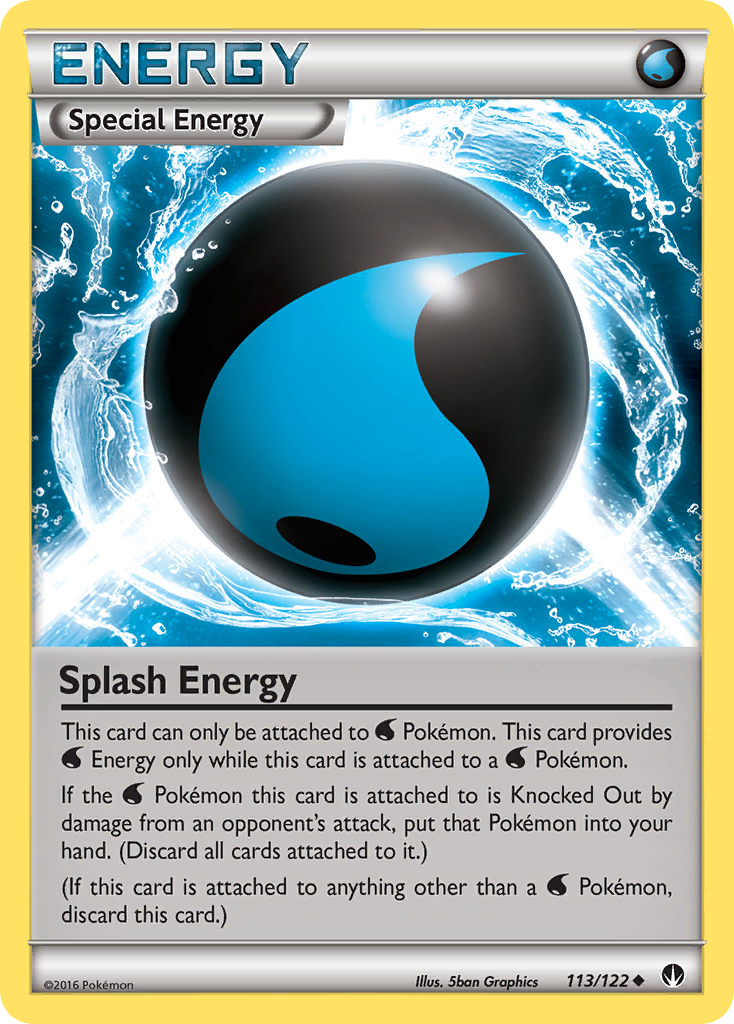 Splash Energy (113/122) [XY: BREAKpoint] | Cracking-Singles