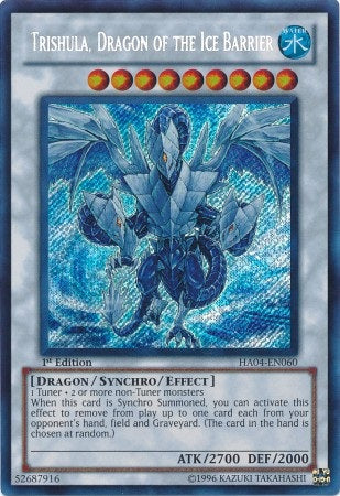 Trishula, Dragon of the Ice Barrier [HA04-EN060] Secret Rare | Cracking-Singles