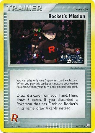 Rocket's Mission (88/109) (Stamped) [EX: Team Rocket Returns] | Cracking-Singles