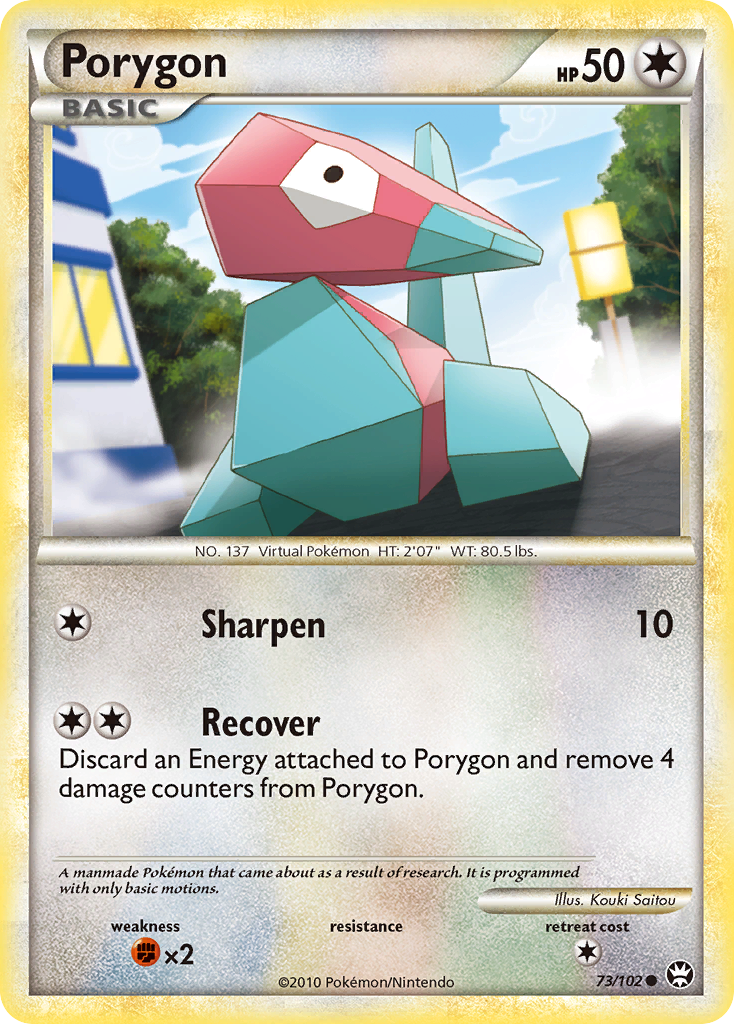 Porygon (73/102) [HeartGold & SoulSilver: Triumphant] | Cracking-Singles