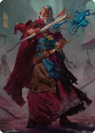 Elminster Art Card (64) [Commander Legends: Battle for Baldur's Gate Art Series] | Cracking-Singles