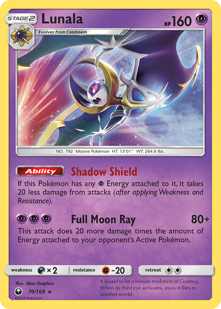 Lunala (70/168) [Sun & Moon: Celestial Storm] | Cracking-Singles