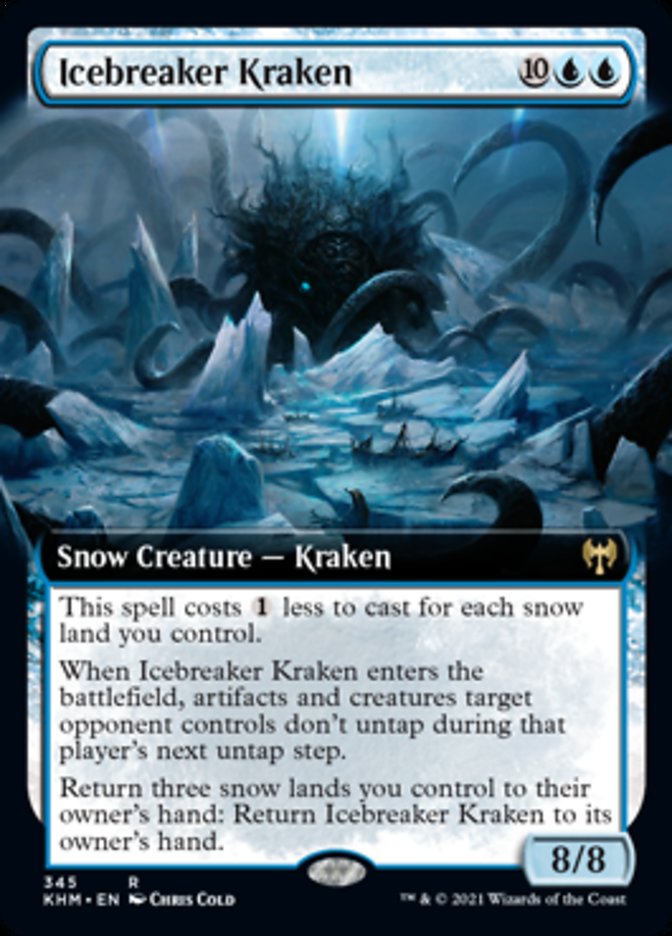 Icebreaker Kraken (Extended Art) [Kaldheim] | Cracking-Singles