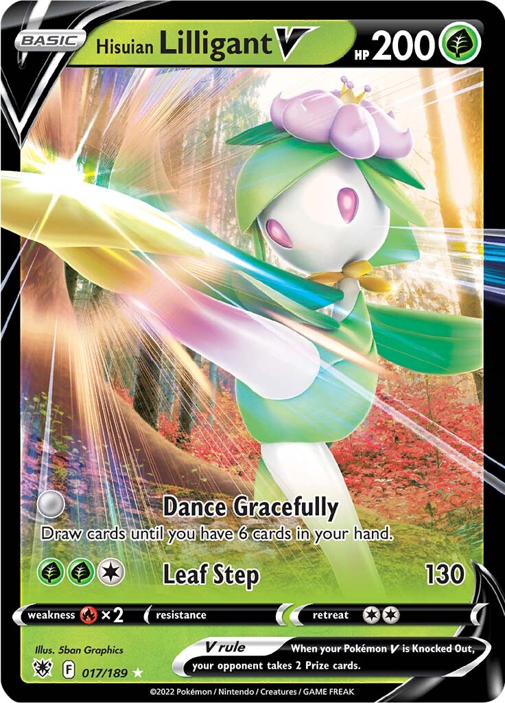 Hisuian Lilligant V (017/189) [Sword & Shield: Astral Radiance] | Cracking-Singles