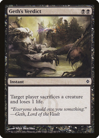 Geth's Verdict [New Phyrexia] | Cracking-Singles