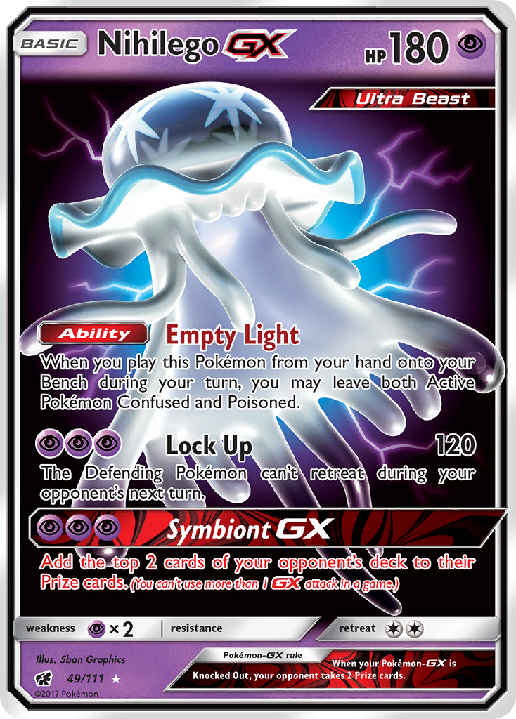 Nihilego GX (49/111) [Sun & Moon: Crimson Invasion] | Cracking-Singles