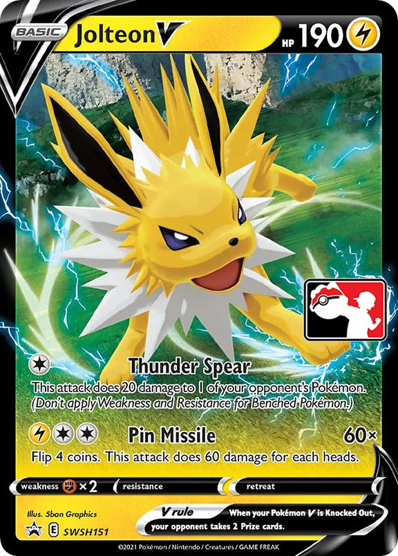 Jolteon V (SWSH151) [Prize Pack Series One] | Cracking-Singles