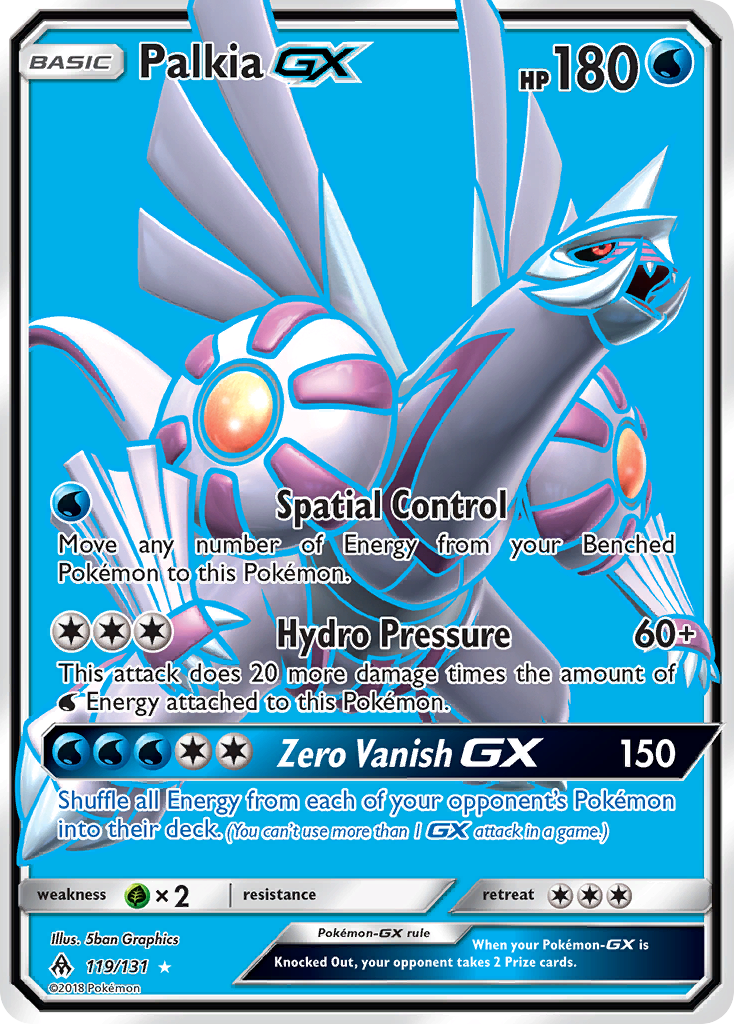 Palkia GX (119/131) [Sun & Moon: Forbidden Light] | Cracking-Singles