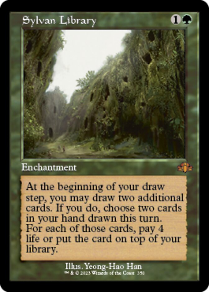 Sylvan Library (Retro) [Dominaria Remastered] | Cracking-Singles