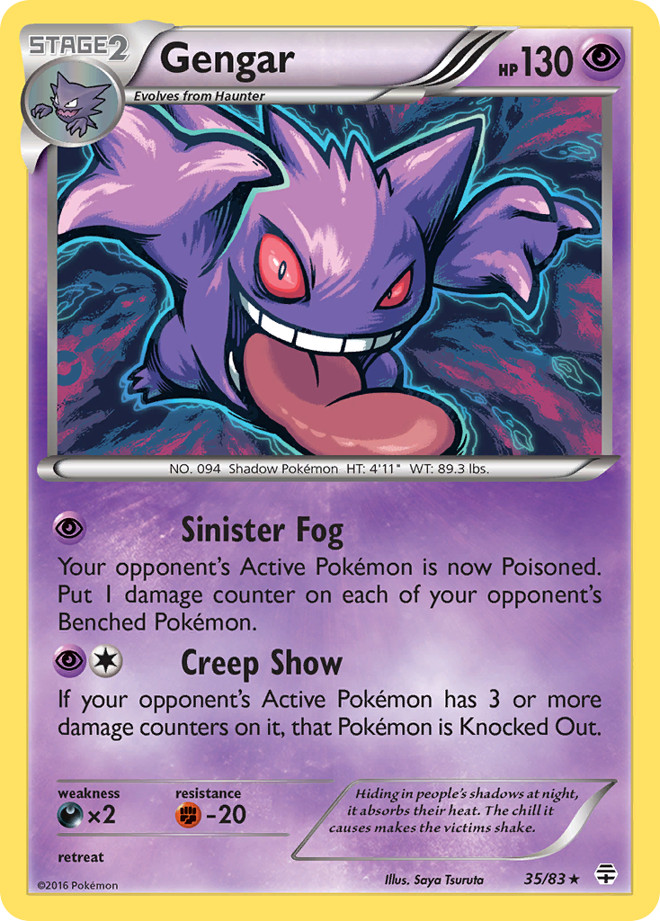 Gengar (35/83) [XY: Generations] | Cracking-Singles