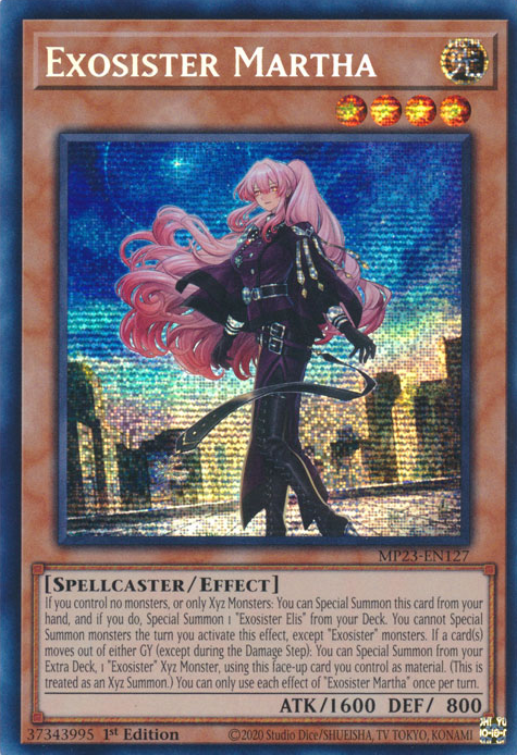 Exosister Martha [MP23-EN127] Prismatic Secret Rare | Cracking-Singles