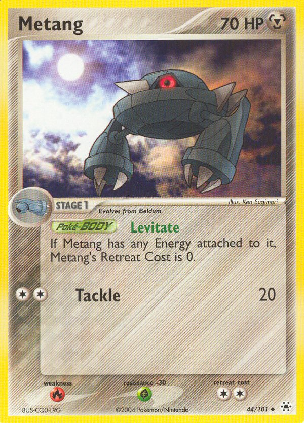 Metang (44/101) [EX: Hidden Legends] | Cracking-Singles