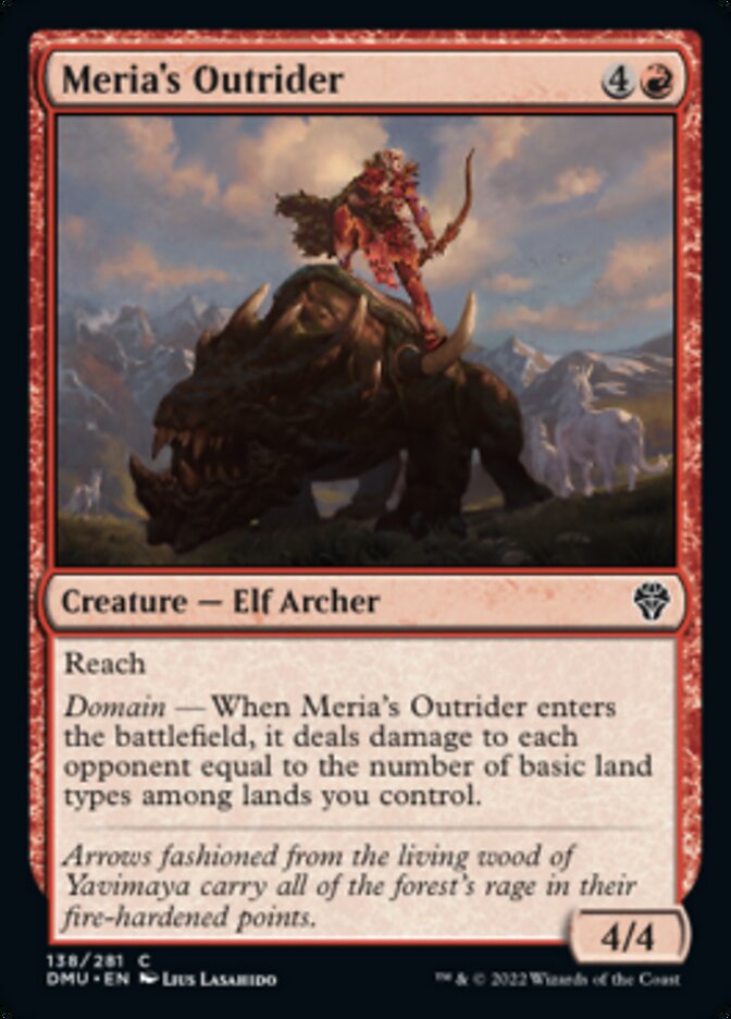 Meria's Outrider [Dominaria United] | Cracking-Singles