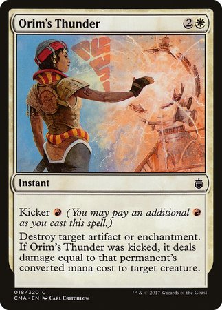 Orim's Thunder [Commander Anthology] | Cracking-Singles