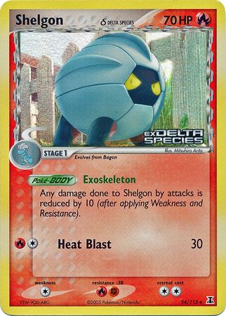 Shelgon (54/113) (Delta Species) (Stamped) [EX: Delta Species] | Cracking-Singles