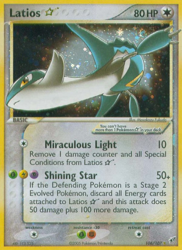 Latios Star (106/107) [EX: Deoxys] | Cracking-Singles