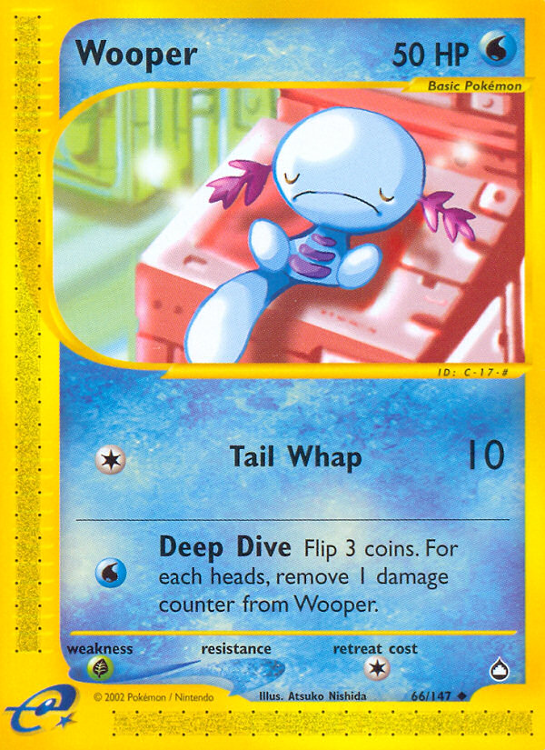 Wooper (66/147) [Aquapolis] | Cracking-Singles