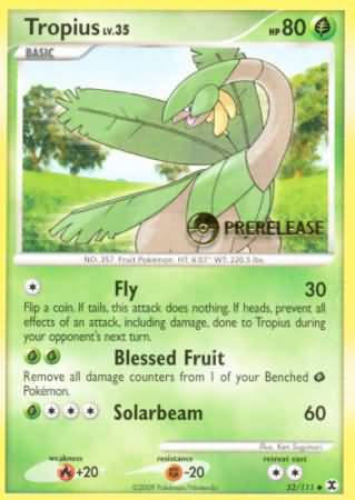 Tropius (52/111) (Prerelease Promo) [Nintendo: Black Star Promos] | Cracking-Singles