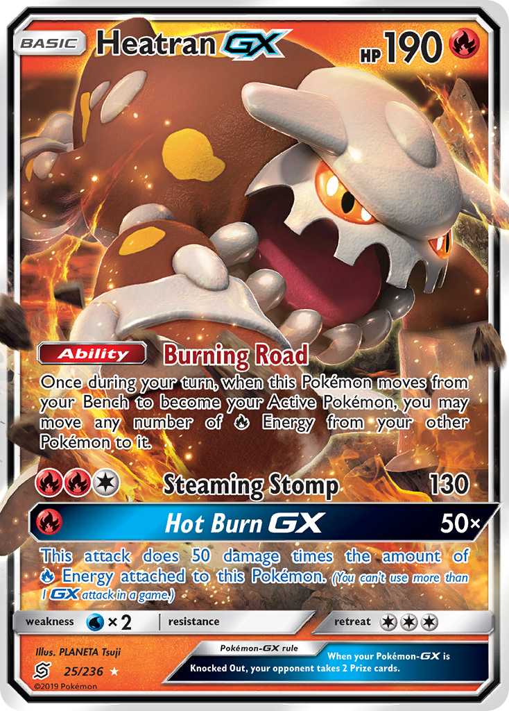 Heatran GX (25/236) [Sun & Moon: Unified Minds] | Cracking-Singles