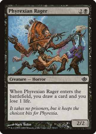 Phyrexian Rager [Duel Decks: Garruk vs. Liliana] | Cracking-Singles