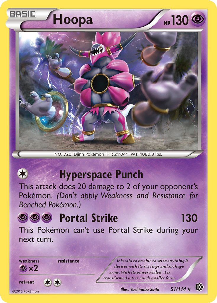 Hoopa (51/114) (Theme Deck Exclusive) [XY: Steam Siege] | Cracking-Singles