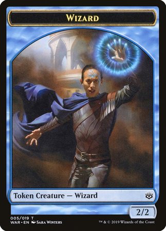 Wizard Token [War of the Spark Tokens] | Cracking-Singles