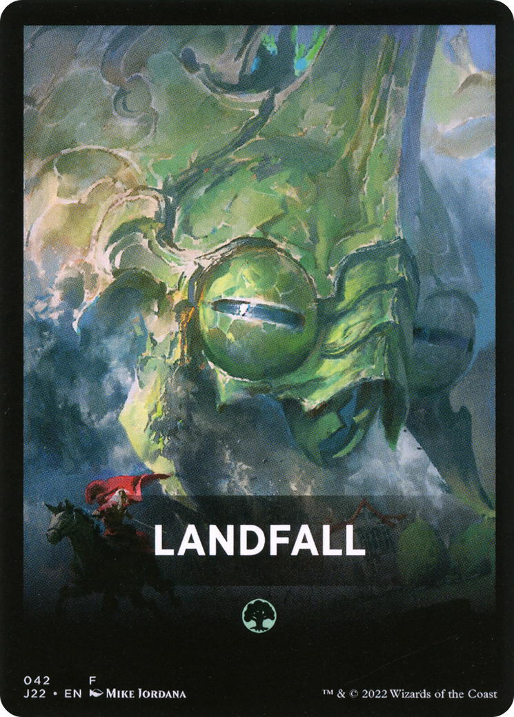 Landfall Theme Card [Jumpstart 2022 Front Cards] | Cracking-Singles