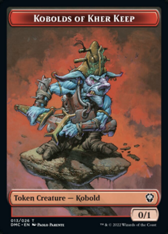 Phyrexian // Kobolds of Kher Keep Double-sided Token [Dominaria United Tokens] | Cracking-Singles