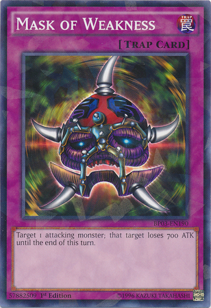 Mask of Weakness [BP03-EN190] Shatterfoil Rare | Cracking-Singles