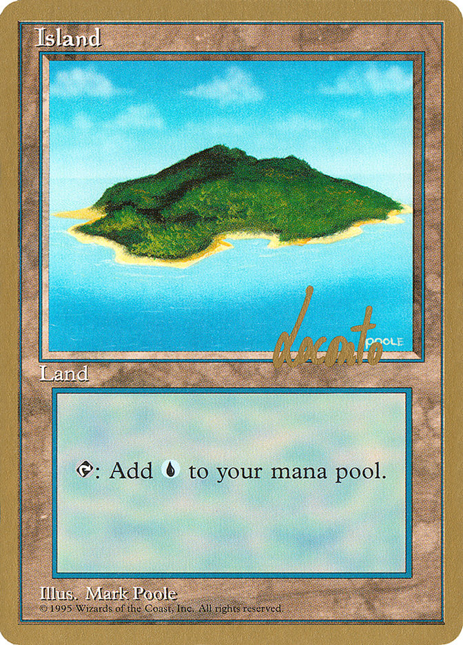 Island (ml367) (Michael Loconto) [Pro Tour Collector Set] | Cracking-Singles