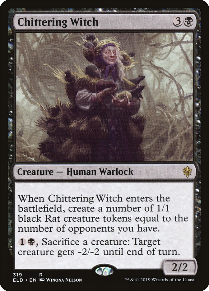 Chittering Witch [Throne of Eldraine] | Cracking-Singles