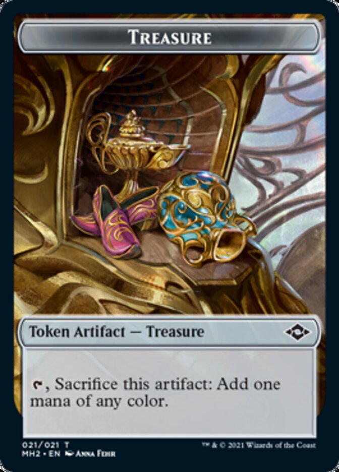 Treasure Token (#21) [Modern Horizons 2 Tokens] | Cracking-Singles