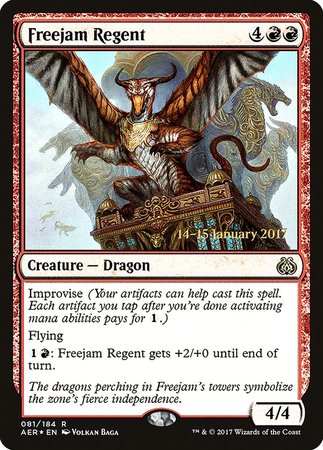 Freejam Regent [Aether Revolt Prerelease Promos] | Cracking-Singles